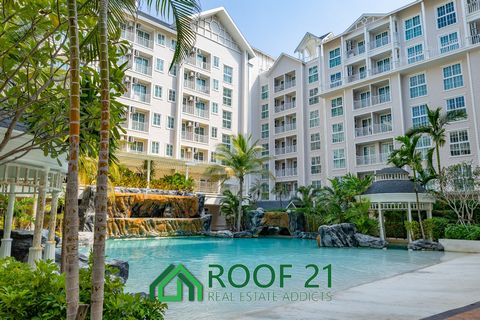 Grand Florida Beachfront Condo Resort Pattaya, where magic and mastery combine in the most luxurious and sought-after residence in Thailand. Delight yourself, your family and your friends by purchasing a luxury condo in Pattaya. This room is on the 2...