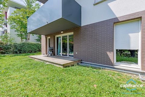 Dpt Haute Garonne (31), à vendre appartement T2 de 45,47 m² - Terrain de 125 - Plain pied