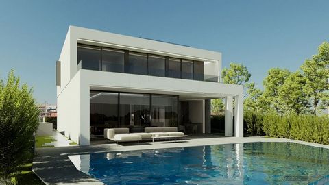 Description Premium location in Vilamoura Fantastic villa under construction, on a plot of 545m² and with a basement construction area of 222m². Upon entering the villa, you are greeted by a spacious living room seamlessly connected to an open concep...