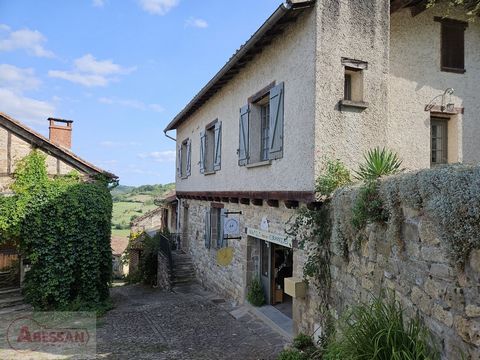 TARN (81) Diese vollständig restaurierte Residenz steht in der mittelalterlichen Stadt Cordes-sur-ciel zum Verkauf und besteht aus einem Wohngebiet mit Innenhof, einem Cottage mit separatem Eingang und kleinem Garten sowie einer Gewerbefläche. Im Erd...