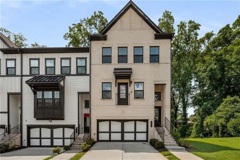 Discover luxurious living with the perfect blend of suburban charm and urban convenience in Smyrna! This stunning 4-bedroom, 3.5-bath townhome is in the highly desirable Towns at Elevate community. Nestled on a tranquil street, this end unit offers p...