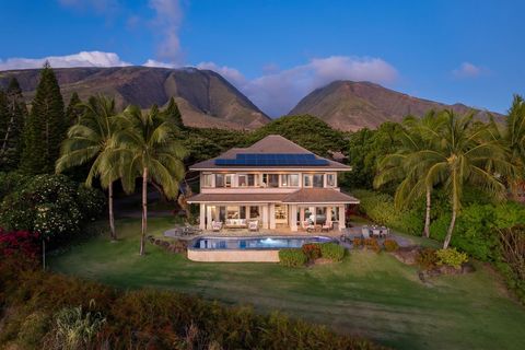 A perfectly located 2.02 acre sanctuary with massive ocean views in the heart of Launiupoko awaits. Welcome to 220 Paia Pohaku, a 4 bedroom/4 bathroom, 3,069 square foot luxury home with one of the most private and protected lots in Launiupoko. From ...