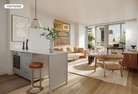 THE PERRIE in Turtle Bay - a full-service condominium development with five model residences now open. Experience life amidst architectural icons, culture, and everything Midtown East has to offer. This thoughtfully designed 628 square foot one-bedro...