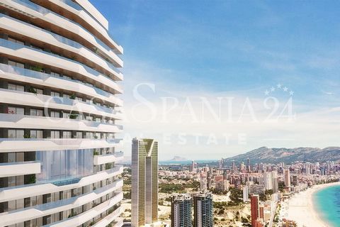 This key ready apartment, 2 minutes away from the beautiful Poniente Beach, is located at 24th floor and has 3 bedrooms, 2 bathrooms, living room, dining area and kitchen. It is distinguished by a generous terrace that offers spectacular views of the...