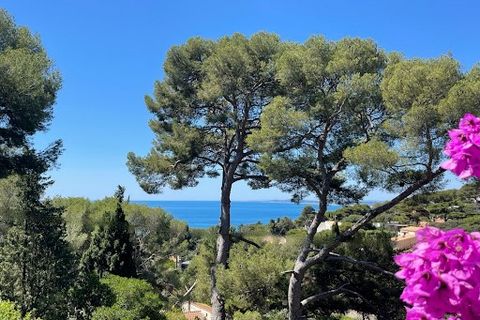 Exceptional, Mont Saint-Clair. Large family home of over 271m2, with its bucolic garden and commanding sea views. Bathed in light, all the living areas benefit from large bay windows opening onto the terraces, garden... and the sea, allowing the eye ...