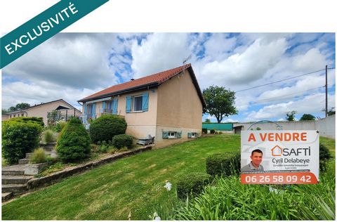 Maison T4+1 dans une impasse au calme avec accès de plain-pied possible, terrasse avec magnifique panorama campagnard
