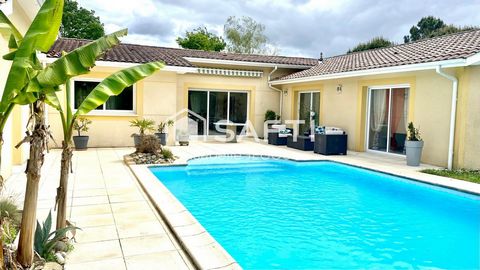 Belle villa avec piscine au calme, sur St Jean d'Illac