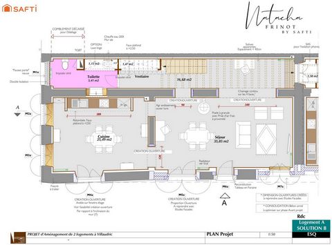 À vendre – Maison à fort potentiel avec plans validés – Villaudric