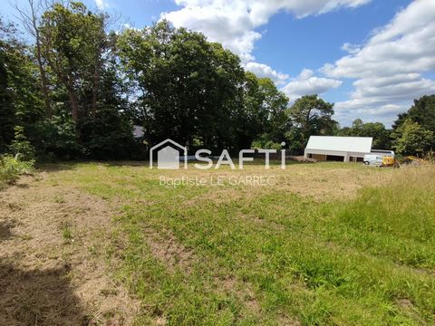 Rare sur le secteur : terrain constructible de 1137m² à Caudan