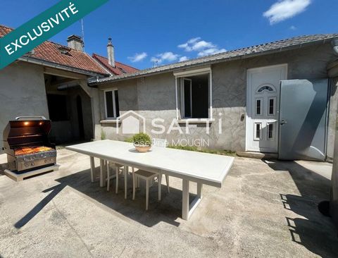 Maison avec grande cour, 2 chambres.