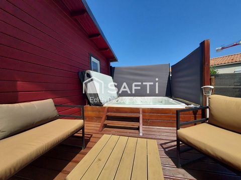 Chalet 3 pièces en ville sur 700 m² de terrain