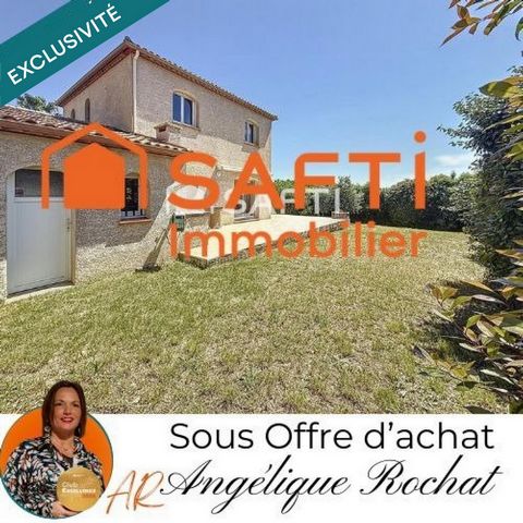 SOUS OFFRE D ACHAT Nouveauté en exclusivité chez SAFTI Villa 3 chambres garage sur belle parcelle de 610m2