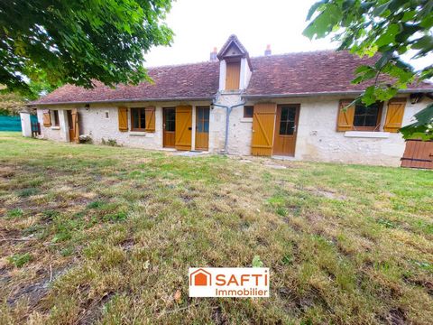 Fermette plain pied en hameau +Jardin