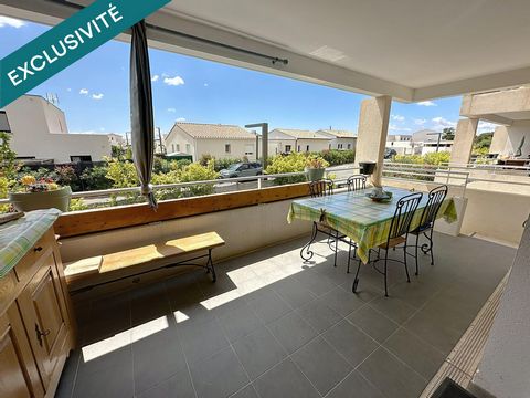 Appartement T2, terrasse couverte, jardin et parking privatif