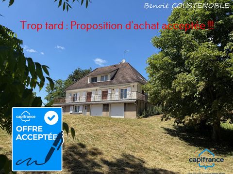 Maison à vendre 7 pièces VENOY (89) - Maison de 169 m² - 6 chambres - Terrain 6 400 m²
