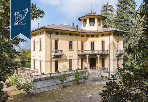 This luxury villa framed by lovely bucolic nature is for sale in the province of Parma and is one of the most brilliant examples of early-20th-century architecture. This luxury property stands on grounds measuring over 5 hectares that offer a great v...