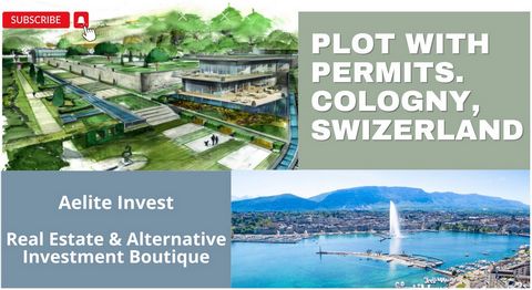 PURCHASE WITH THE POSSIBILITY TO OBTAIN A RESIDENT PERMIT Price : CHF 13 500 000 In the popular town of Cologny, this plot of 4,256 m2 offers a privileged and peaceful situation in the heart of the 18th century park of Notre Dame du lac and enjoys a ...