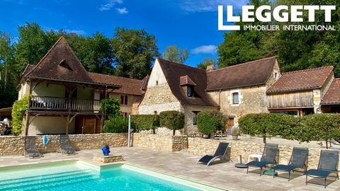 A24734GYK24 - Spectacular touristic estate set in the heart of the Vezere Valley in the Dordogne. This charming ensemble includes owners accommodation along with three gites and a large pool area complete with outdoor kitchen and spa. 5 mins from Les...