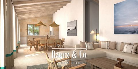 This ground-level newly built country house is located between the beautiful artist village of Cas Concos and Santanyi. Externally, it showcases a typical Mallorcan style, while inside, you'll find light-filled spaces with a modern design. Natural el...