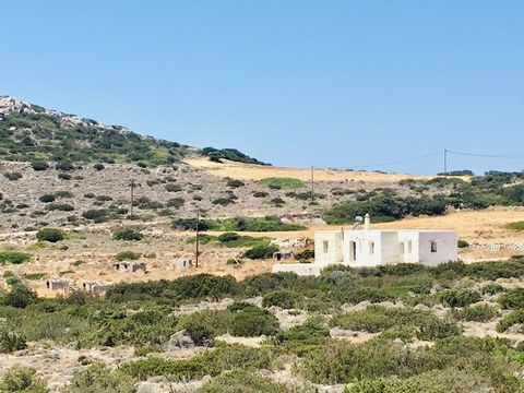 La maison traditionnelle en pierre de Paros est une superbe propriété d'une superficie de 130 m², située sur un vaste terrain de 9 000 m² et offrant une vue panoramique unique sur tout Paros. La maison dispose de trois chambres, d'un salon avec chemi...