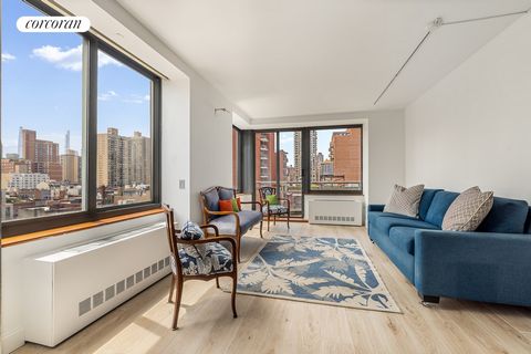 Welcome to Apt 1002 in the America! No board approval, condo rules. Investor friendly from day one of closing, unlimited sublet policy. Enjoy open City Views from this corner facing South and West one bedroom home with wall to wall windows from the 1...