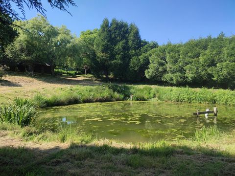 Terrain de loisirs avec son plan d'eau