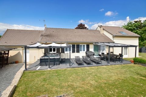 Maison 6 pièces, 163 m², grand garage, jardin