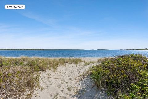 Wonderful opportunity to have a waterfront Home on Shelter Island. Facing South overlooking Peconic Bay all the way to North Haven this large lot has great potential. The current home is an impeccable cottage, for easy Summer getaways, while plenty o...