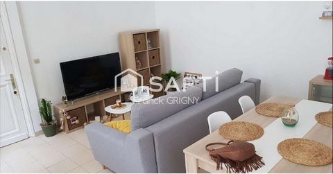 RARE: Appartement de 42 M2 avec cour privée de 50M2,situé à 300 mètre de la place d'armes