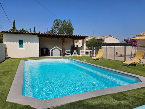 Maison avec piscine dans un hameau entouré de vignes