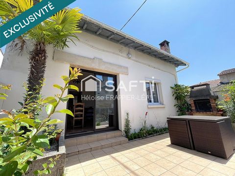 Échoppe non mitoyenne – Jardin avec terrasse, cabanon, stationnement & potentiel pro