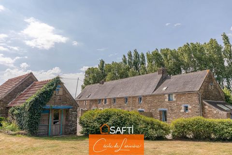 Superbe manoir aménagé en quatre T3 et loué, campagne et calme absolu !