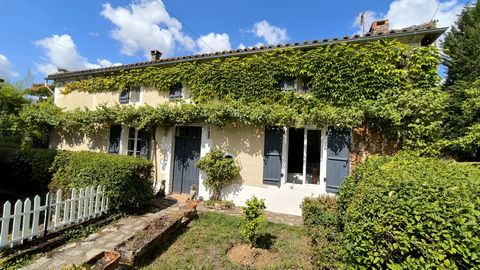 This delightful 3-bedroom character home is situated in a peaceful hamlet, just a 10-minute drive from Champagne-Mouton, where you’ll find a bakery, pharmacy, supermarket, and other daily essentials. Set on over 7 hectares of land with panoramic coun...
