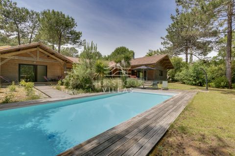 MOLIETS ET MAA - Villa secteur des Plages Magnifique villa de plain-pied de 170 m2, la villa OCEAN MAA est située dans un quartier sécurisé et bucolique à Moliets, à moins de 5 minutes de marche des plages. Elle se compose d'une grande et lumineuse p...