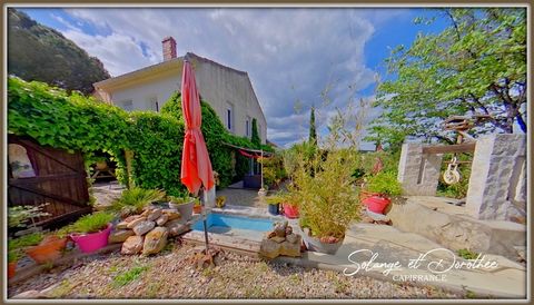 ? Coup de cur à Cruzy ! Maison de charme 151 m² avec jardin piscinable, garage, combles aménageables & puits