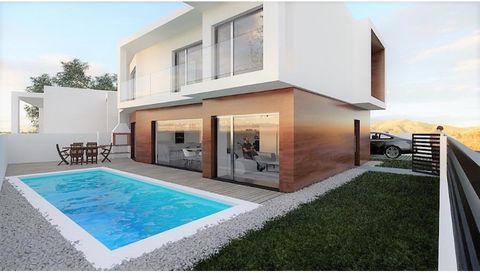 Excellent villa of contemporary architecture, under construction in residential area of villas, Murches of 2 floors, with swimming pool, garden and garage. With the following composition: Floor 0: Entrance hall, common room, kitchen equipped with isl...