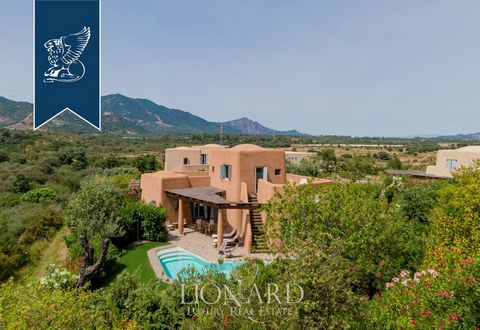 In Pula, in the south of Sardinia, there is this majestic designer villa for sale inside a new complex of luxury villas designed by starchitect Massimiliano Fuksas, among unspoiled beaches, archaeological sites, and numerous facilities for outdoor sp...