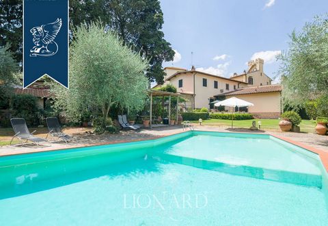 Near Florence and surrounded by the Tuscan countryside this villa is currently for sale. This multi-storey estate measures 375 m2, plus a garage and cellar that measure 140 m2 overall. this villa is surrounded by a nice garden measuring 1,600 m2 and ...
