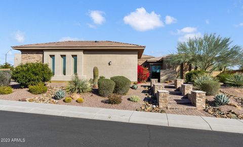 Semi-custom Toll Bros home in the beautiful gated community of MonteVista. This 4500 Sq.Ft. home boasts 4 beds/5 1/2 baths (including a backyard cabana bath), 5-car tandem garage, an owned solar system for tremendous savings, & over half an acre of s...