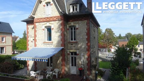 A24735LOK61 - Offering beautifully presented spacious accommodation, this typical Belle Epoque villa with garden, is well situated in the ever popular spa town of Bagnoles de l'Orne. A short walk brings you to all the amenities, including bars, resta...
