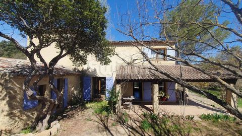 Ref 3935EE Located 15km from Brignoles, in the charming little village of Correns Come and discover this pretty Provençal property set on beautiful raised grounds of around 3500sqm. This property consists of an atypical main house of approximately 11...