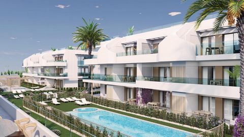 . NIEUWBOUW WOONCOMPLEX IN PILAR DE LA HORADADA Nieuwbouw wooncomplex met appartementen en penthouses met een uitzonderlijke afwerking in Pilar de la Horadada. Appartementen op de begane grond met privétuinen, appartementen op de middelste verdieping...