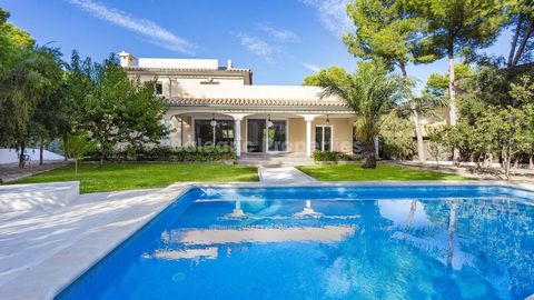 Spacious villa with heated pool and multipurpose basement in Sol de Mallorca This stunning villa is offered for sale in a very quiet area of Sol de Mallorca, with a sunny southwest orientation. The ground floor open plan living/dining room with the m...