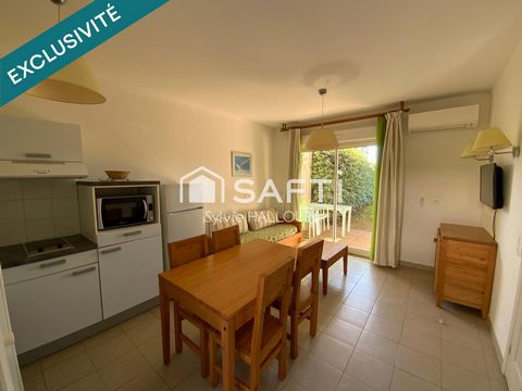 Appt T2 bord de mer avec jardin 96m², parking privé