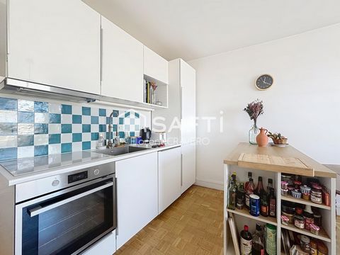 T2 lumineux à Montreuil, box en option