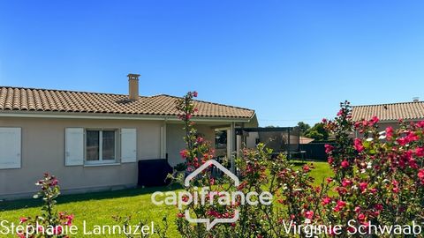 Hagetmau (40) Superbe maison contemporaine de plain-pied - 5 pièces Jardin clos Garage et atelier - Quartier calme DPE A
