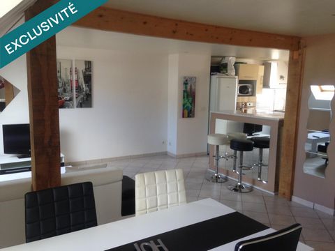 Appartement 60 m², 2 chs, 3ième étage, centre ville de Flers