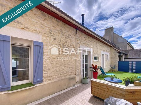 Charmante maison en pierre avec 4 chambres, un garage et terrasse