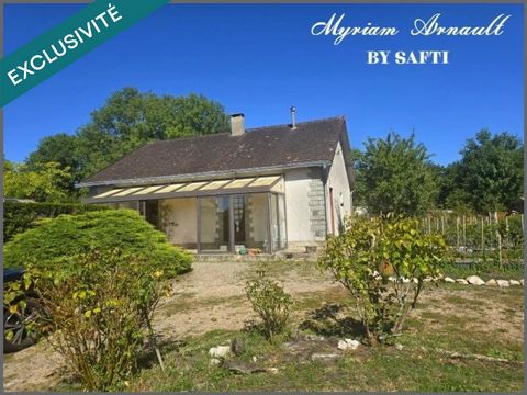 Maison plain-pied 2 chambres, jardin, garage, puits, point d'eau