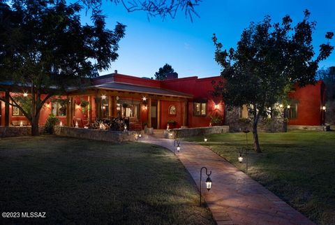 This 87 acre Southwestern boutique lodging venue has legal, gated access into Saguaro National Park, seven newly constructed upscale guest casitas, an event hall, pastures, 3 registered water wells with irrigation & provider rights, signed trails, se...